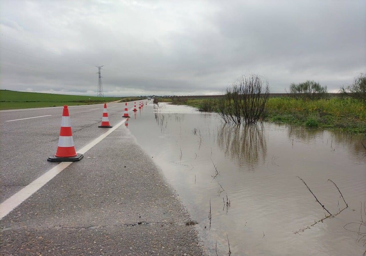 Carretera CM-4006, cerca de Mocejón