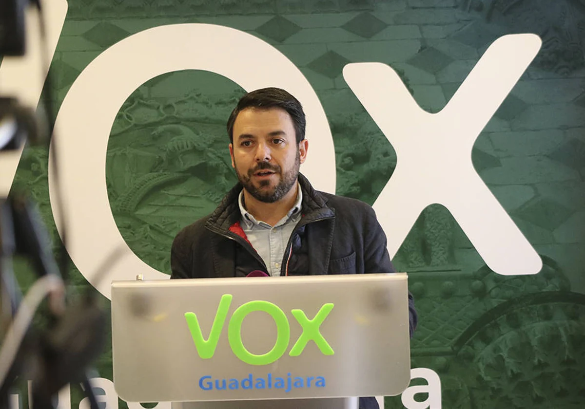 Iván Sánchez, presidente de Vox Guadalajara