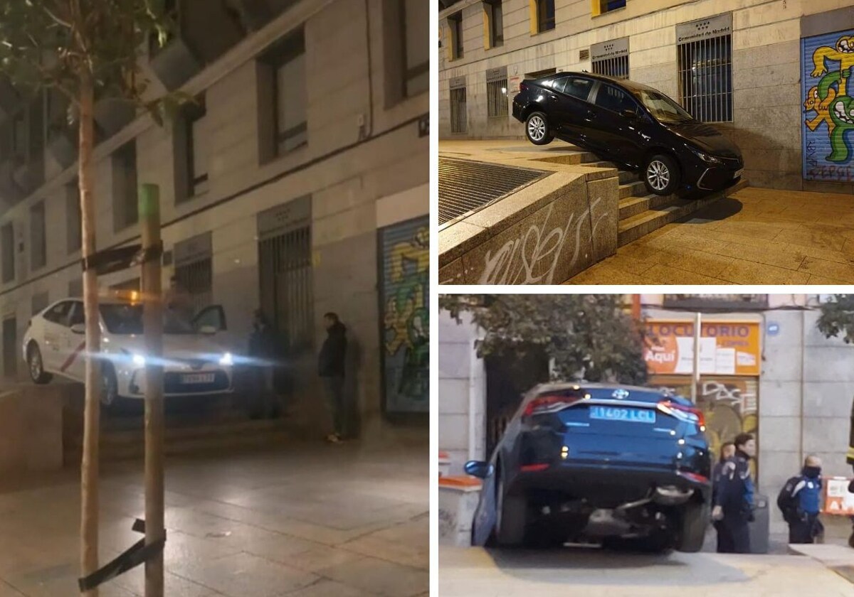 El taxi es el último vehículo afectado en un punto, el del tramo peatonal de la cara norte de Pedro Zerolo, marcado hasta ahora por la caída de vehículos VTC