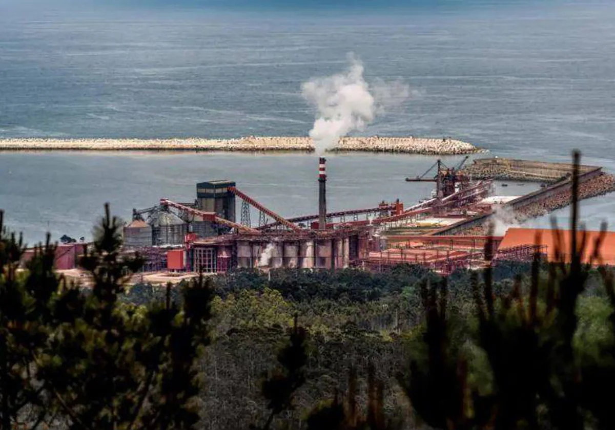 Complejo de Alcoa en San Cibrao (Lugo), en una imagen de archivo