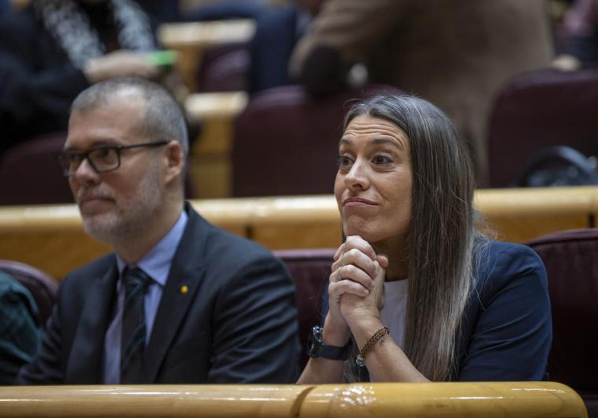 La portavoz de Junts en el Congreso, Miriam Nogueras