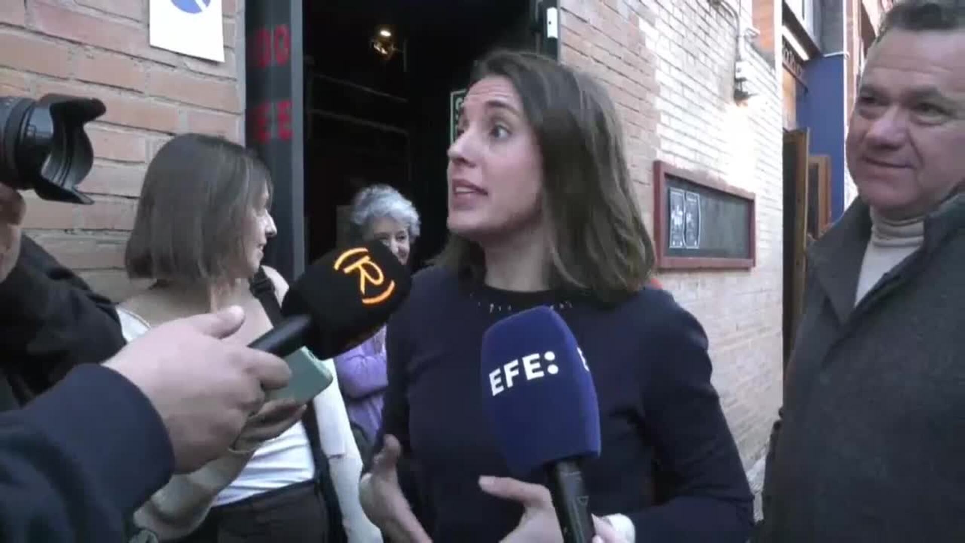 Irene Montero cree que el PSOE no denunciaba &#039;lawfare&#039; porque los golpes iban a Podemos