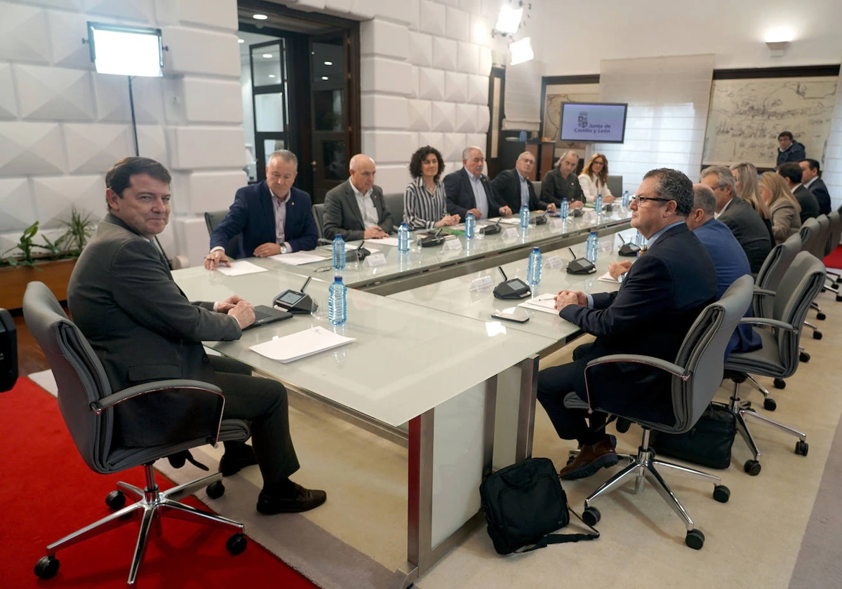 El presidente de la Junta de Castilla y León, Alfonso Fernández Mañueco, participa en el Consejo Agrario de Castilla y León