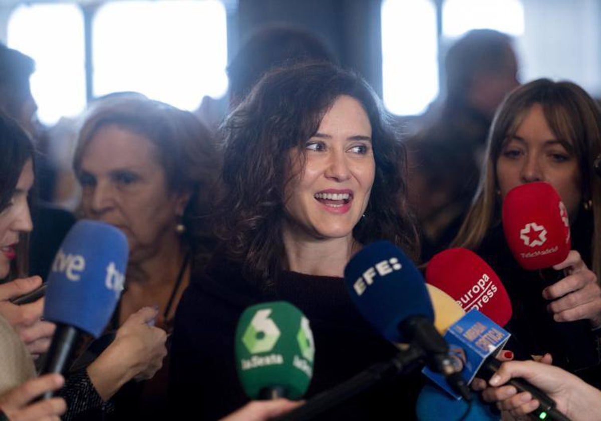 Isabel Díaz Ayuso, presidenta regional de Madrid