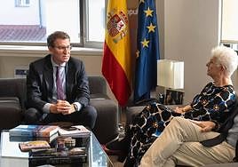 Feijóo se reúne con la embajadora de Israel en España para conocer el avance de la guerra en Oriente Próximo