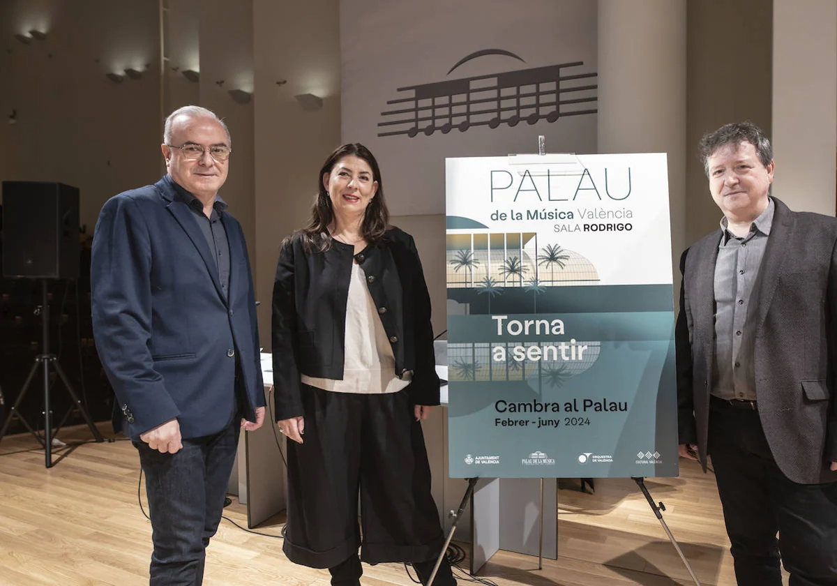 Imagen de la presentación del «Ciclo de Cámara» en el Palau de la Música