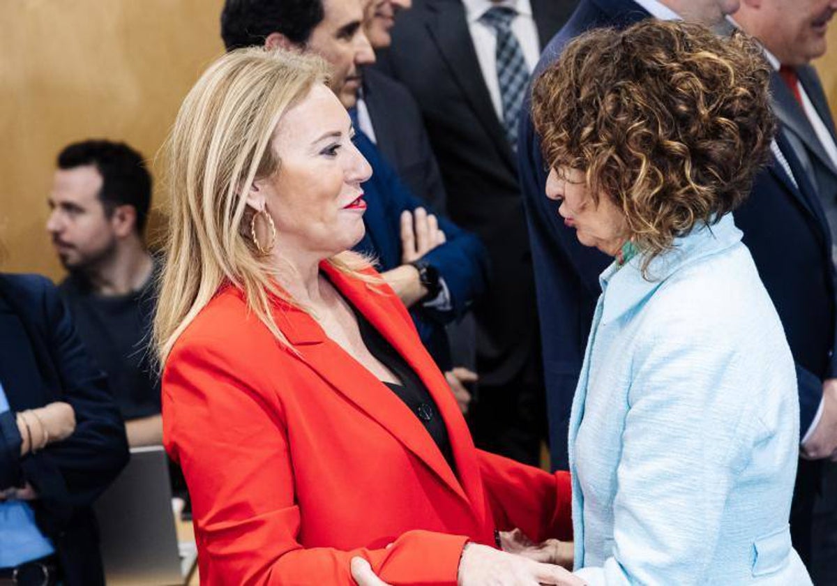 La consejera Carolina España y la ministra María Jesús Montero