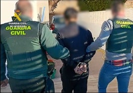 Un enganche ilegal a la red eléctrica guía a la Guardia Civil hasta el cultivo de 768 plantas de marihuana de dos primos en Alicante