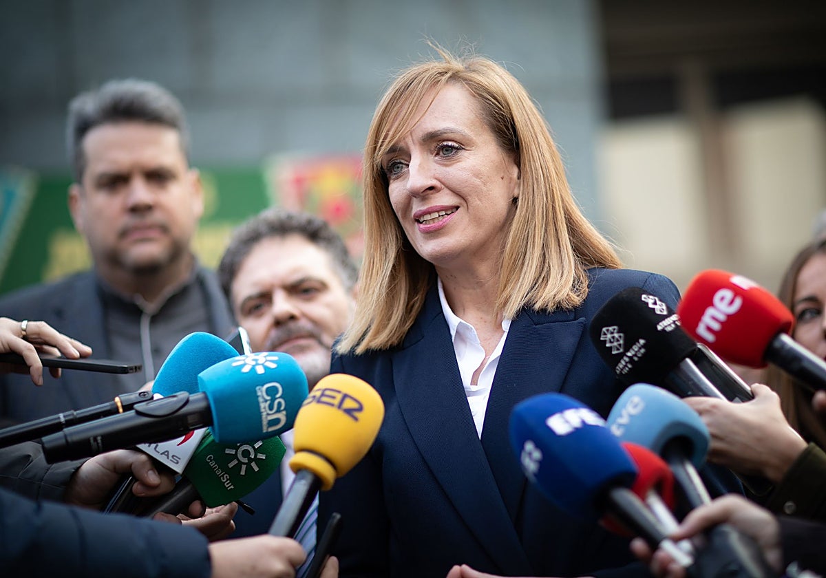 Berta Linares, el pasado 10 de enero, después de que el juez la apartara del caso del supuesto secuestro