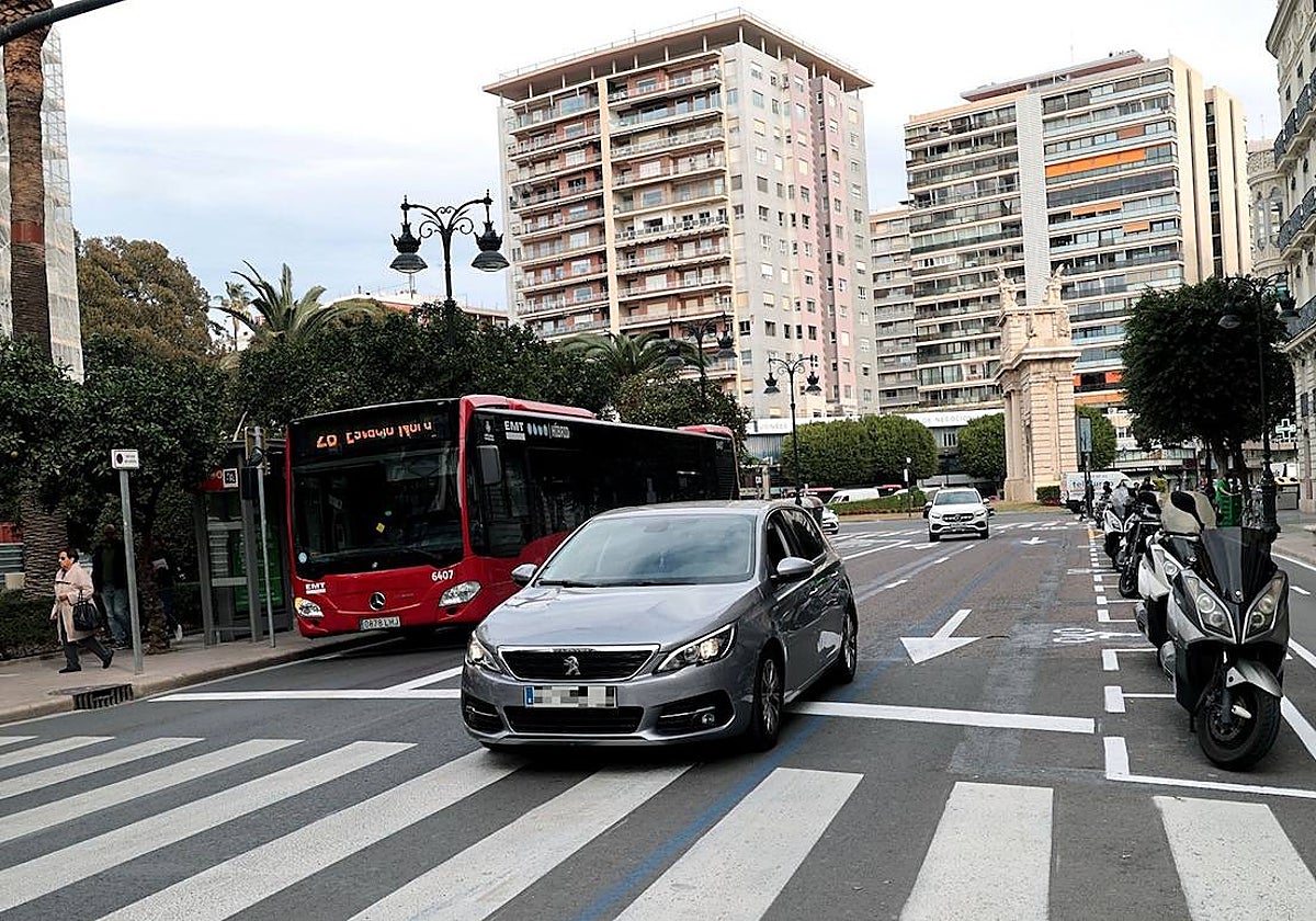 Imagen de archivo de la calle Colón de Valencia