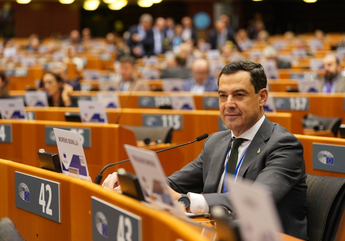 El presidente andaluz, en el Comité de las Regiones