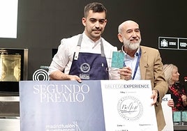 El abulense Carlos Casillas logra el segundo premio como Cocinero Revelación en Madrid Fusión