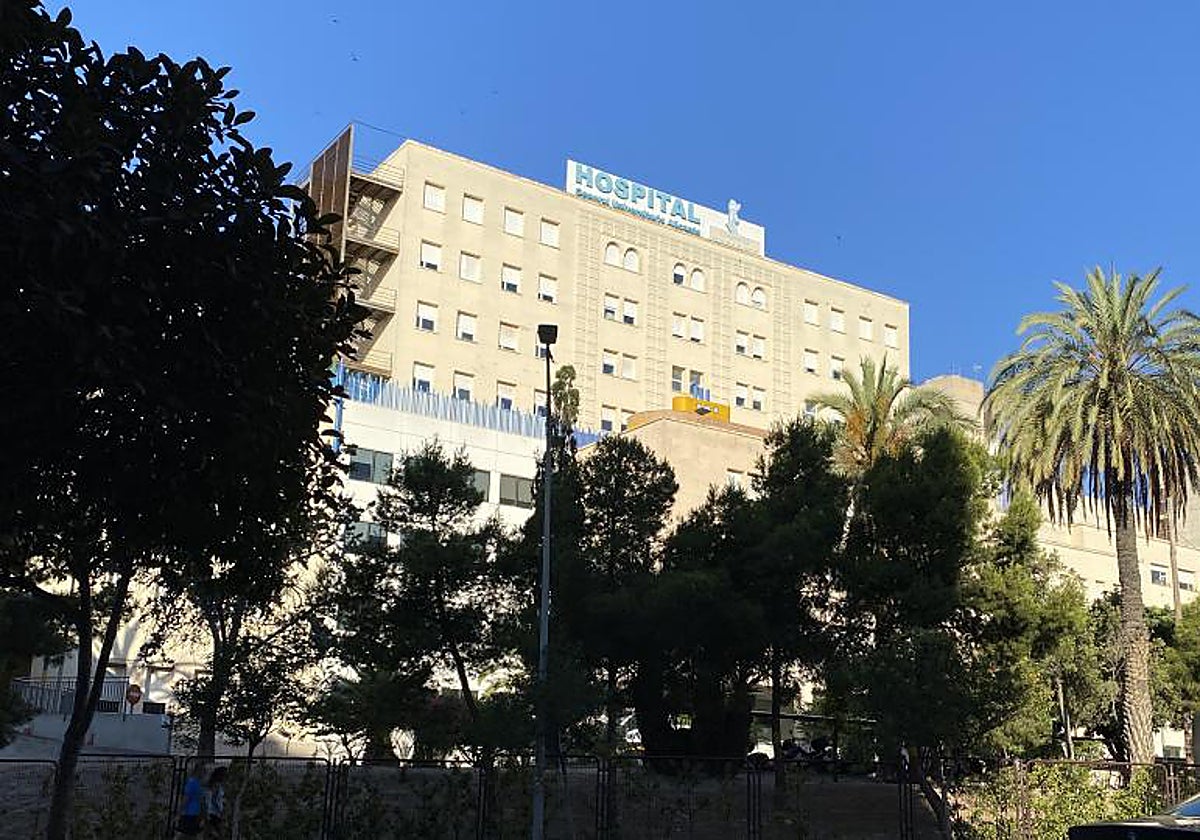 El Hospital General de Alicante, en una foto de archivo.