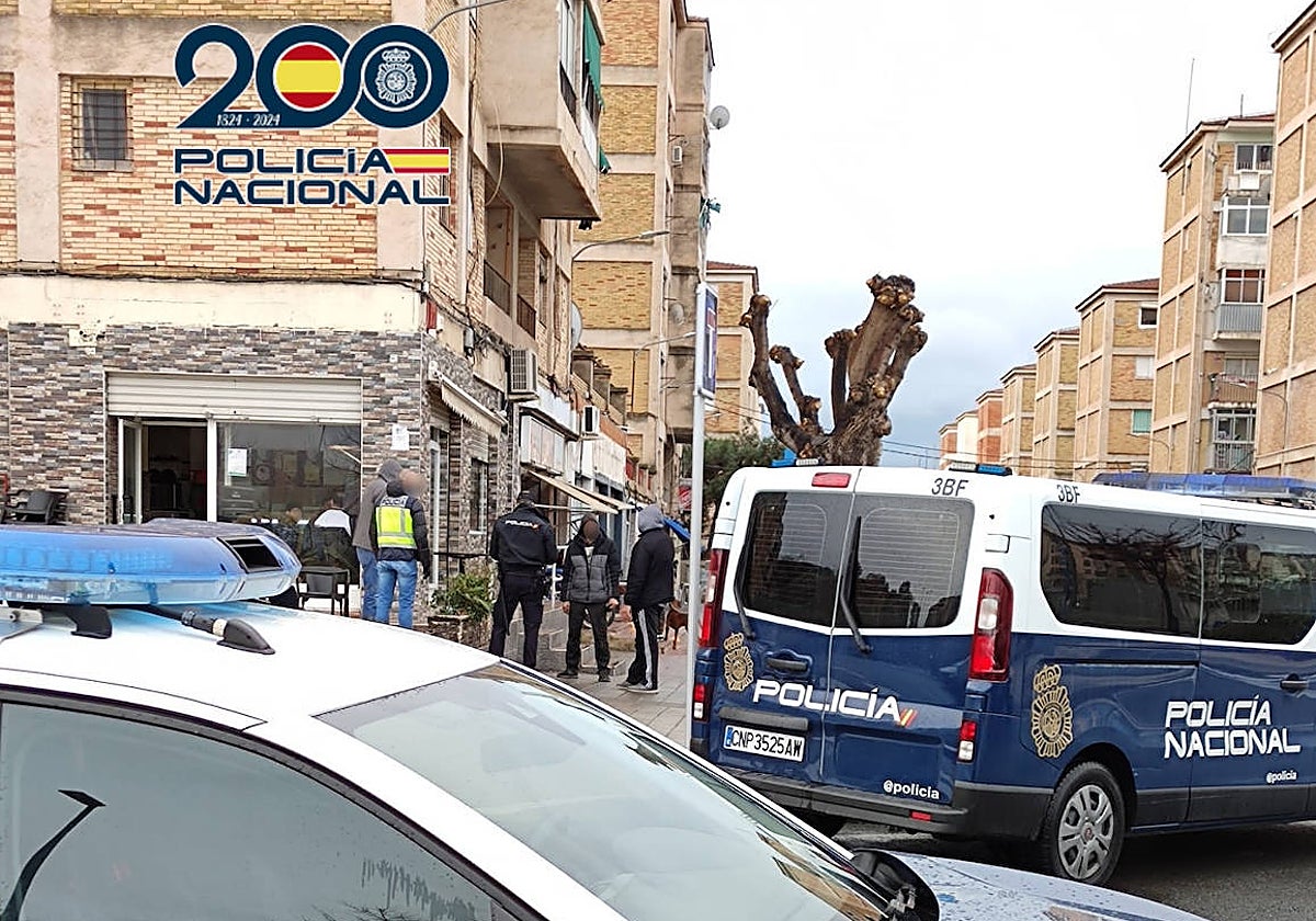 Imagen de archivo de una operación de la Policía Nacional