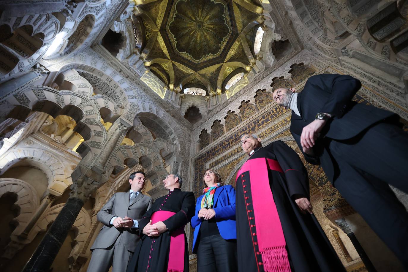 Fotos: el inicio de la restauración de la maqsura de la Mezquita-Catedral de Córdoba