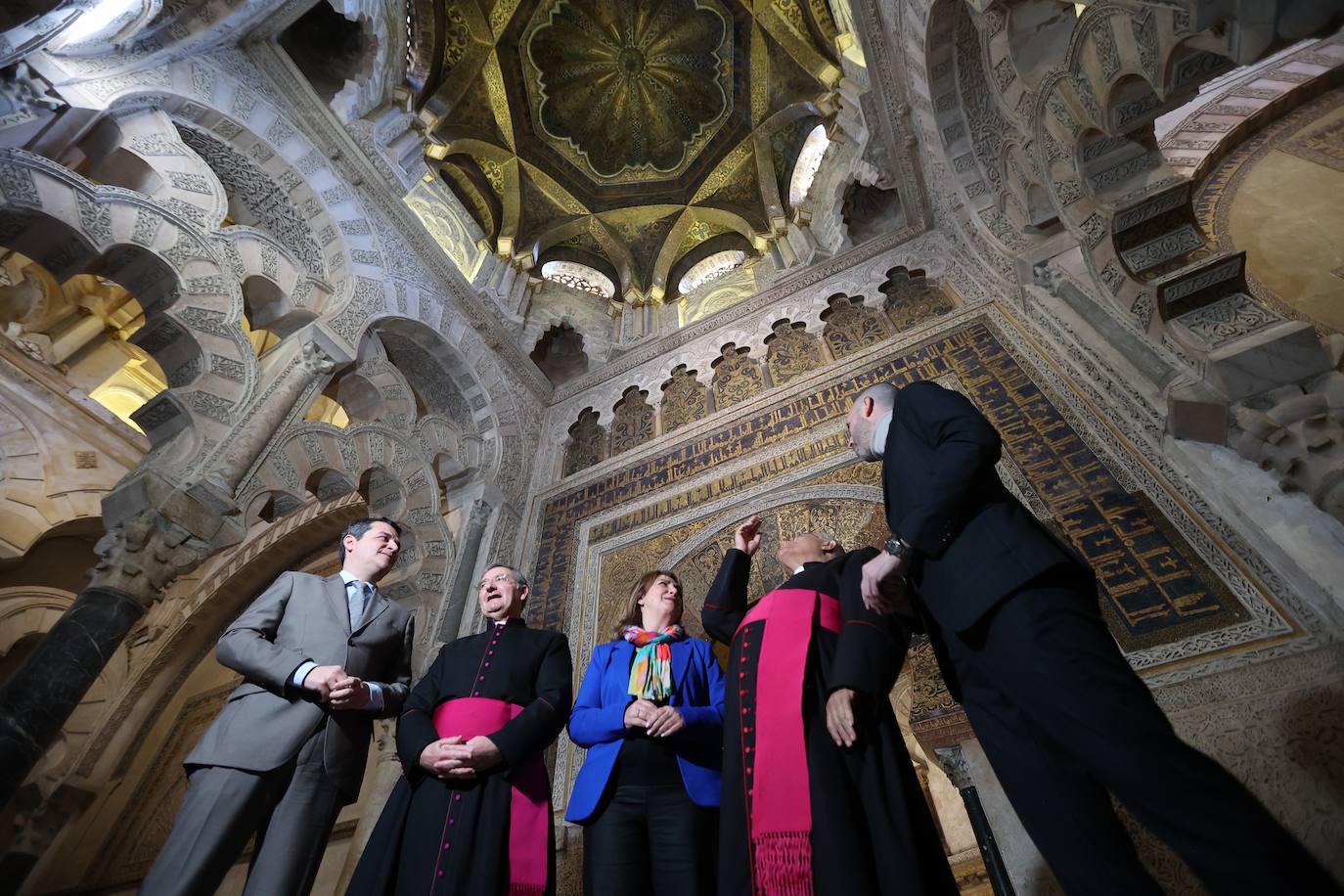 Fotos: el inicio de la restauración de la maqsura de la Mezquita-Catedral de Córdoba