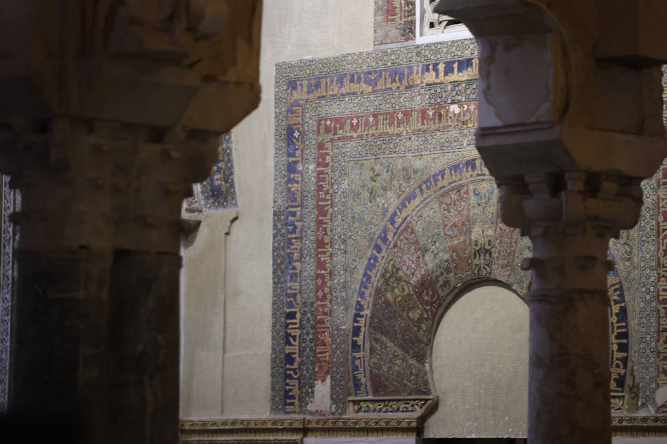 Fotos: el inicio de la restauración de la maqsura de la Mezquita-Catedral de Córdoba