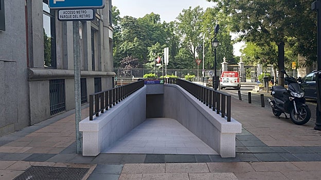 Imagen después - El aspecto que tendrá la rampa de acceso desde la calle Lagasca