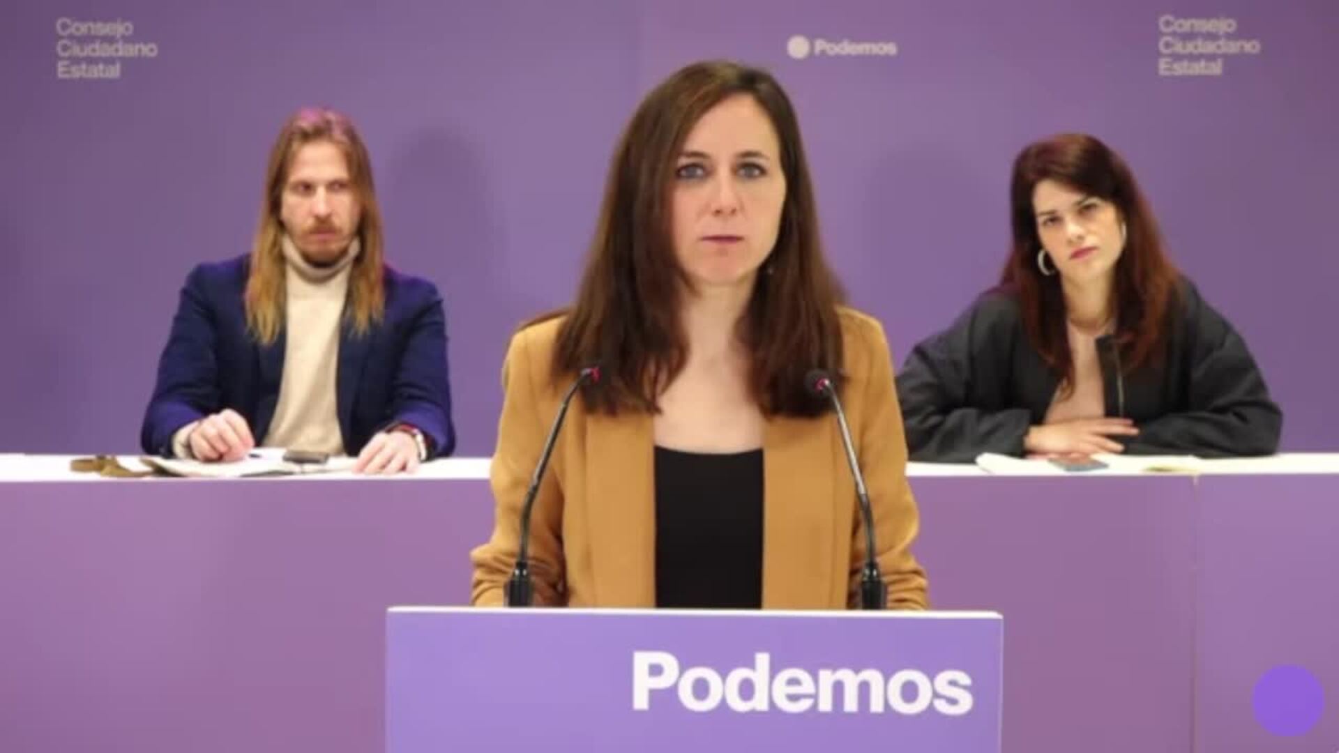 Belarra acusa a García Castellón de ser un &quot;cargo más del PP&quot; contra la amnistía