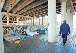 La Junta de Andalucía empleará 55,6 millones para sacar de la calle a los sintecho