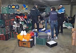 Ocho detenidos e intervenidas más de 6.000 prendas de ropa falsificada en Trobajo del Camino (León)