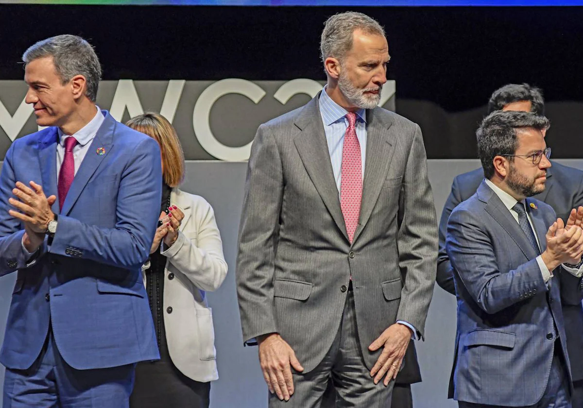 El Rey junto a Pedro Sánchez en una imagen de archivo