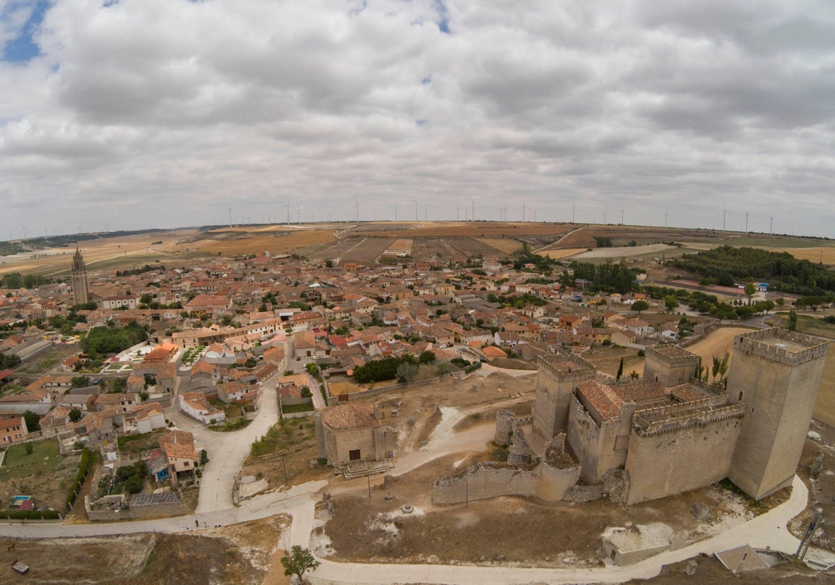 Panorámica de Ampudia (Palencia)