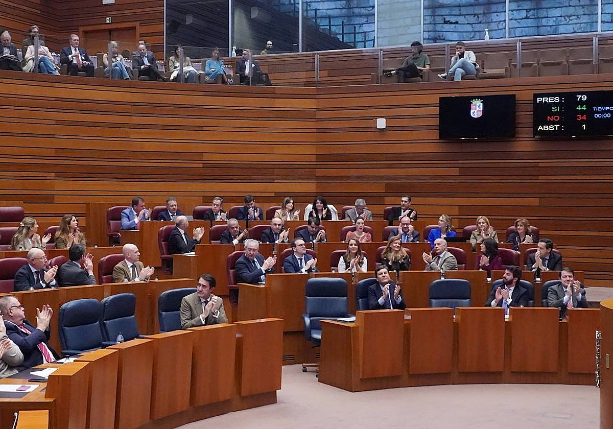 Segunda sesión del pleno de las Cortes de Castilla y León