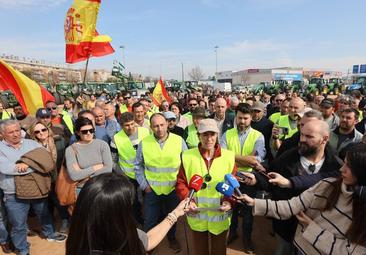 La agricultora que lidera a los manifestantes de la Campiña: «No queremos ayudas, sólo poder trabajar nuestras tierras»