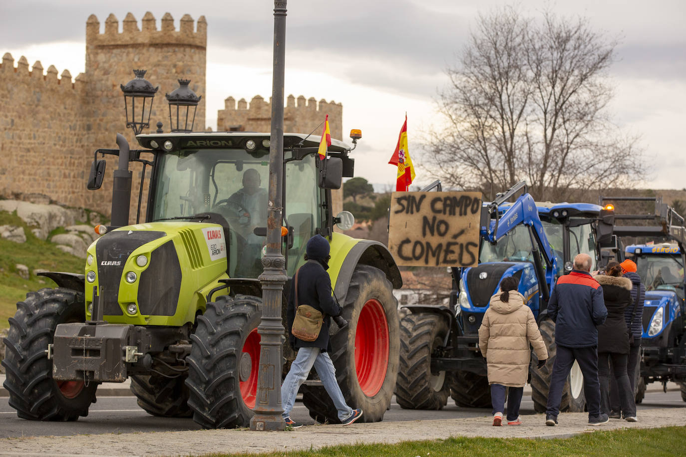 Tractorada en Ávila