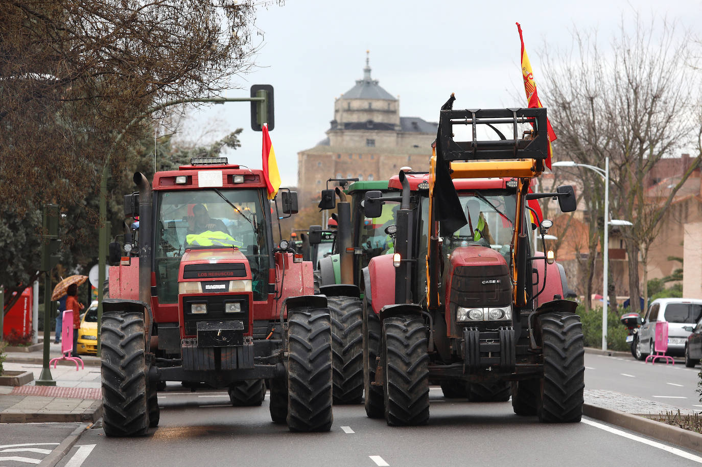 Las imágenes de la tractorada de este viernes en Toledo