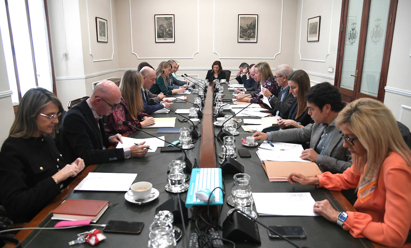 Imagen de la reunión de la Junta de Gobierno del Ayuntamiento de Valencia