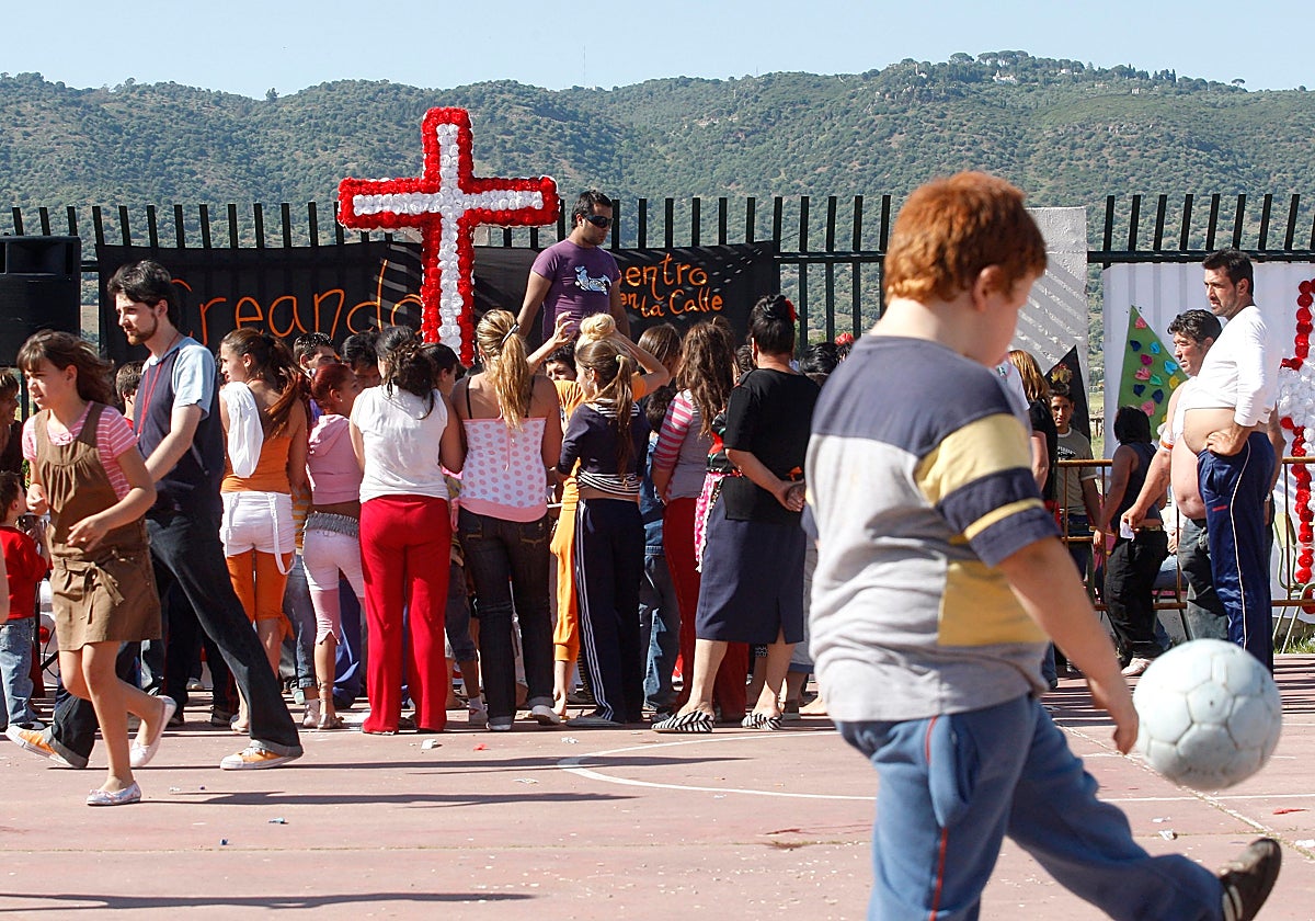 Cruz de Mayo en el colegio Duque de Rivas