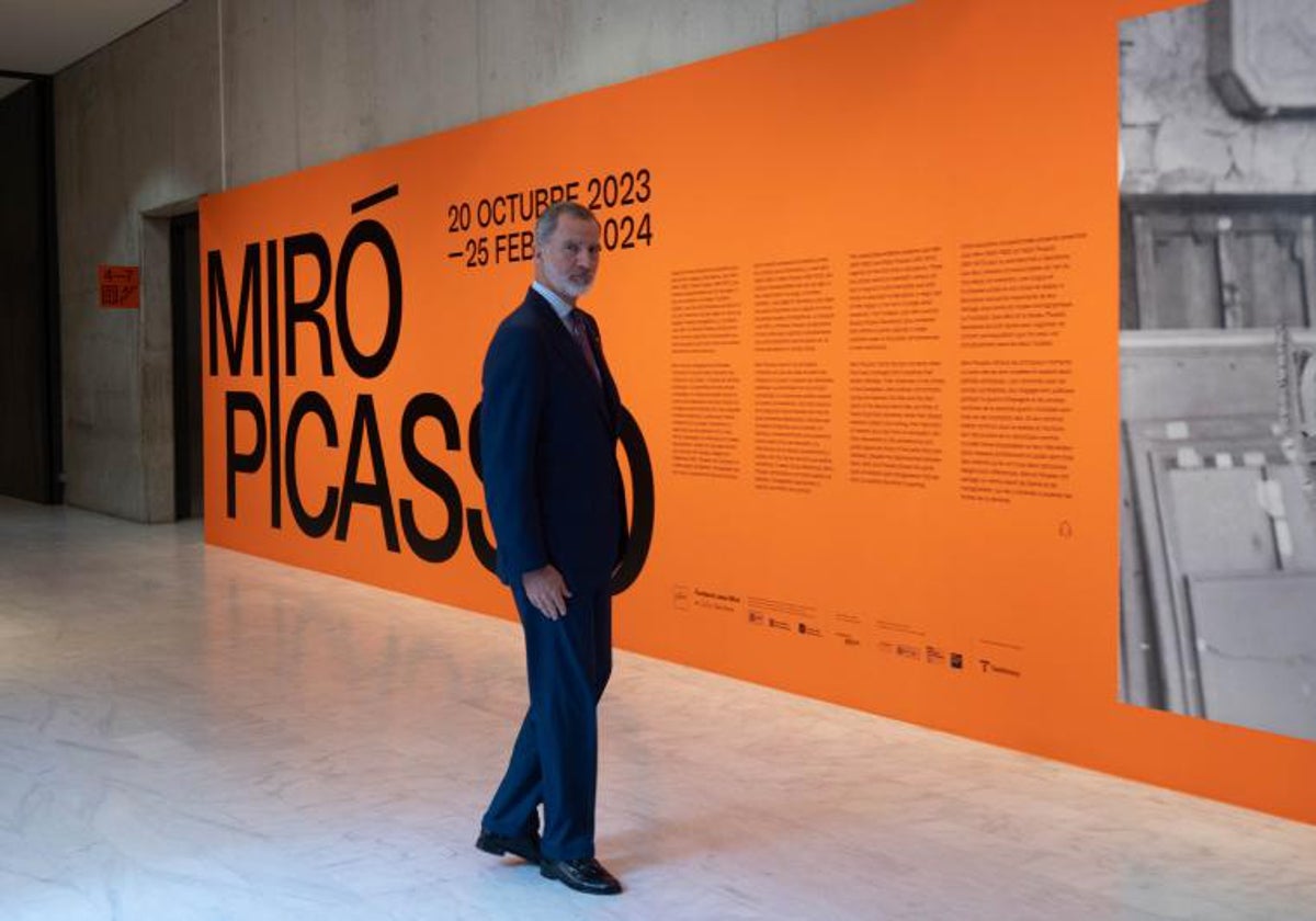 Felipe VI visita en Barcelona el museo Picasso el pasado octubre