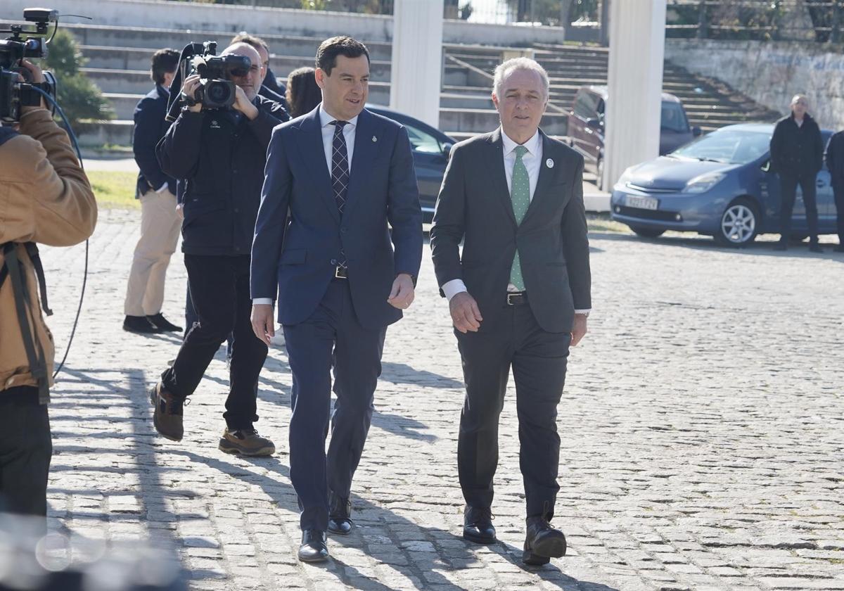 Moreno y Soto, en la presentación de 'Destino Rocío'