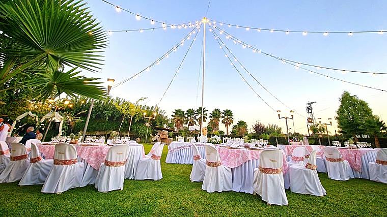 Los Jardines del Cardador, preparados para una celebración