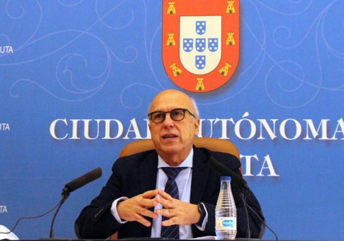 El consejero de Sanidad de Ceuta, Javier Guerrero, en una imagen de archivo