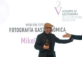 Mikel Ponce, galardonado en los premios de la Academia de Gastronomía de la Comunitat Valenciana