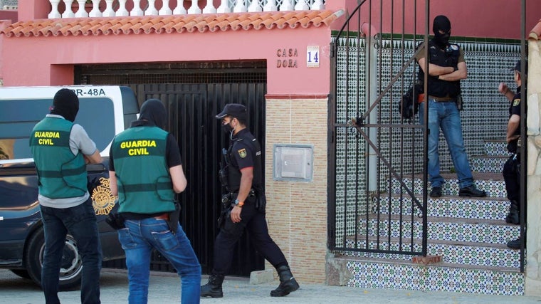 Operación contra el narcotráfico en Algeciras, en julio de 2020