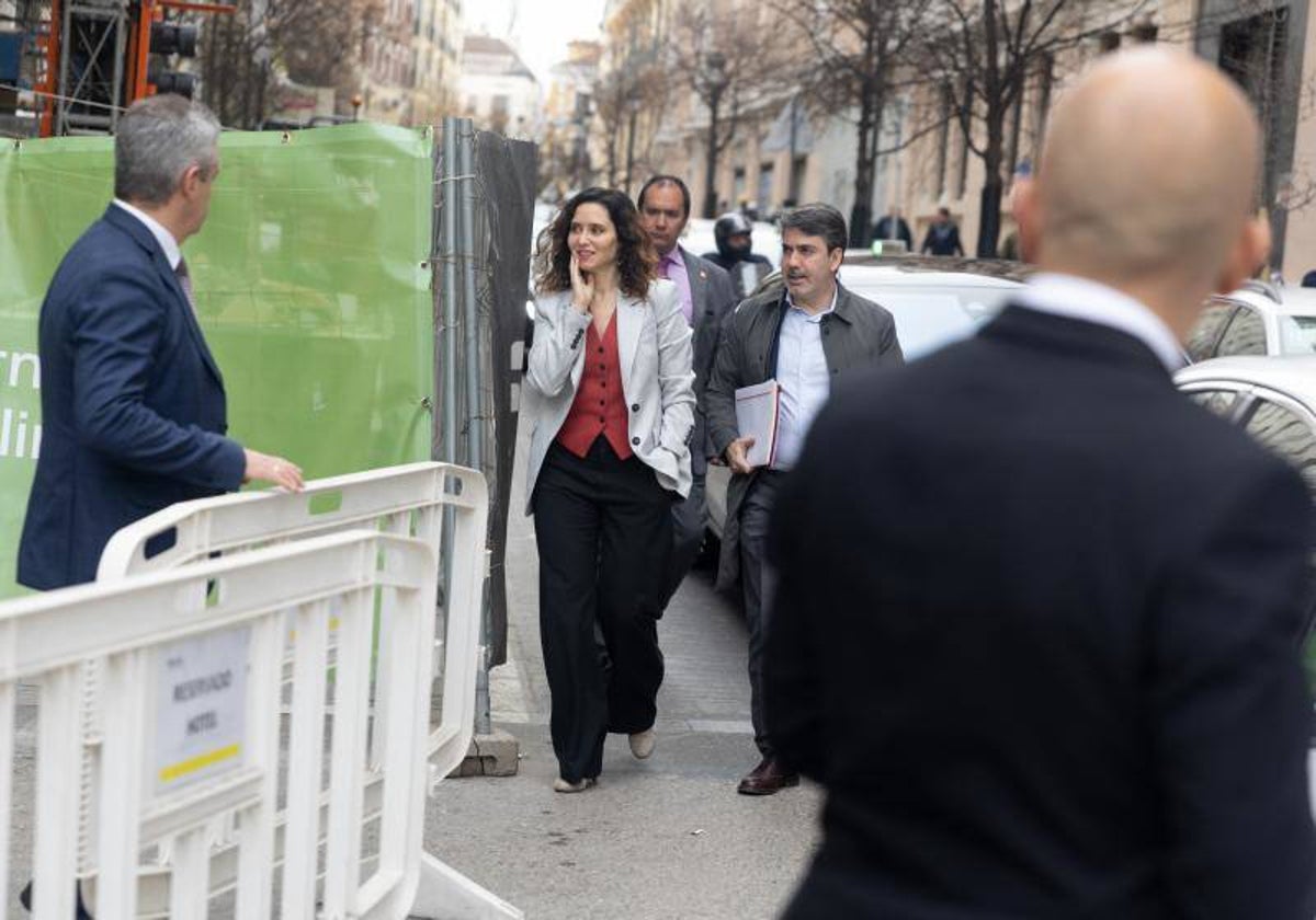 La presidenta de la Comunidad de Madrid, Isabel Díaz Ayuso, este martes