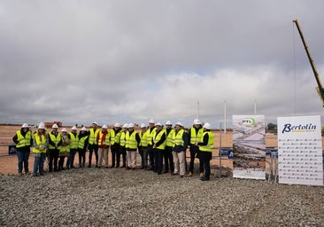 Comienza a levantarse la estructura de la plataforma logística Ontime en Noblejas