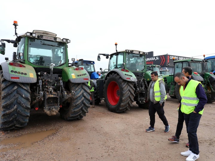 Las concentraciones de agricultores y ganaderos en Toledo, en imágenes