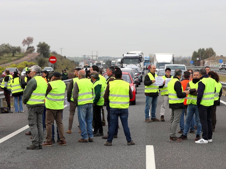 Las concentraciones de agricultores y ganaderos en Toledo, en imágenes