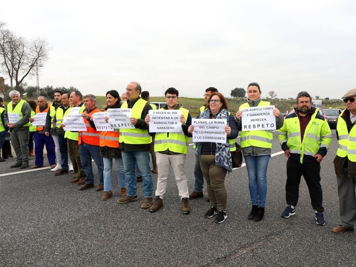 Las concentraciones de agricultores y ganaderos en Toledo, en imágenes