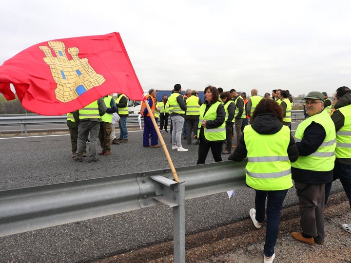 Las concentraciones de agricultores y ganaderos en Toledo, en imágenes