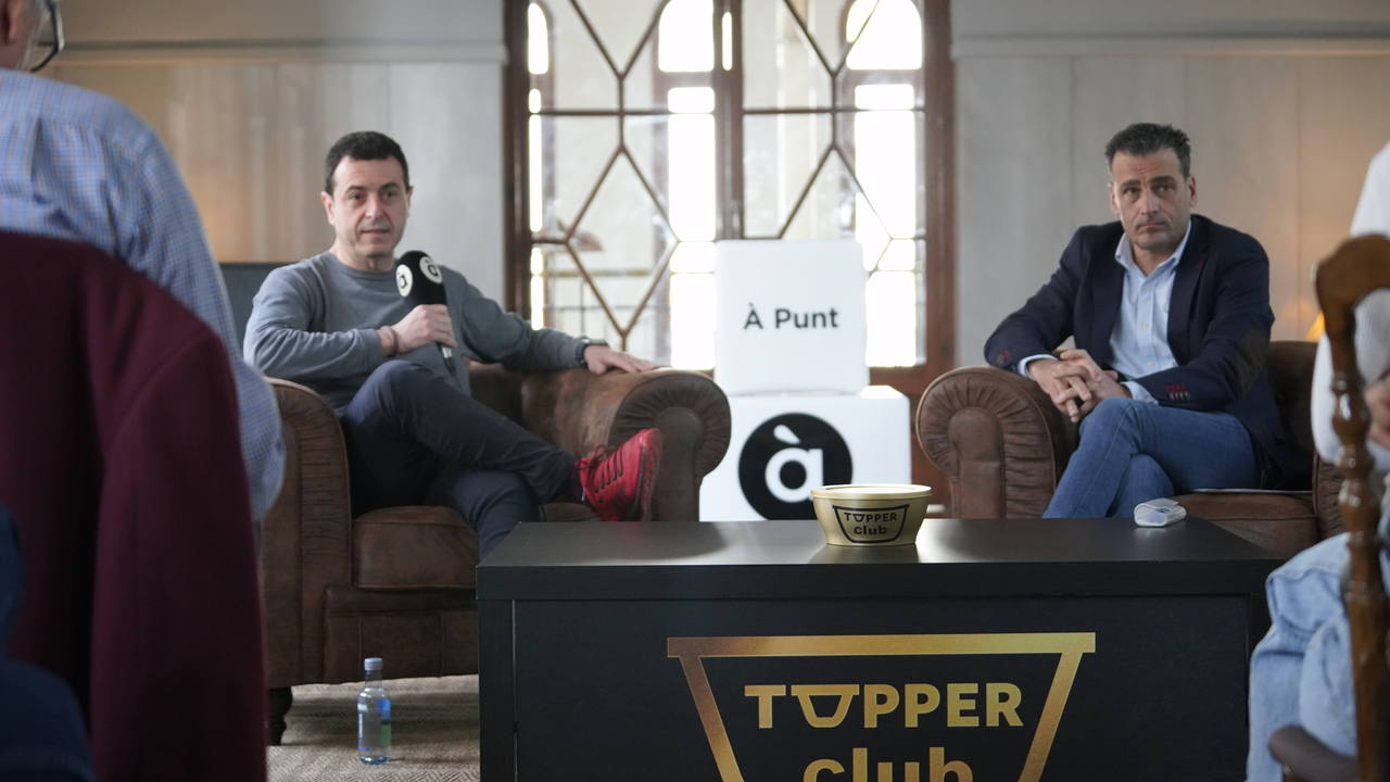 Imagen de Ricard Camarena y Alfred Costa durante la presentación del programa