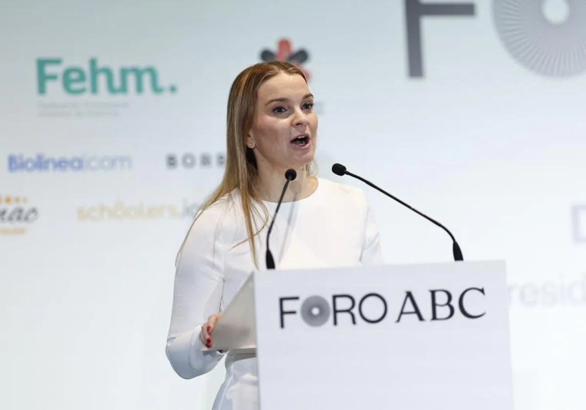 Margalida Prohens, presidenta de Baleares, en el Foro ABC