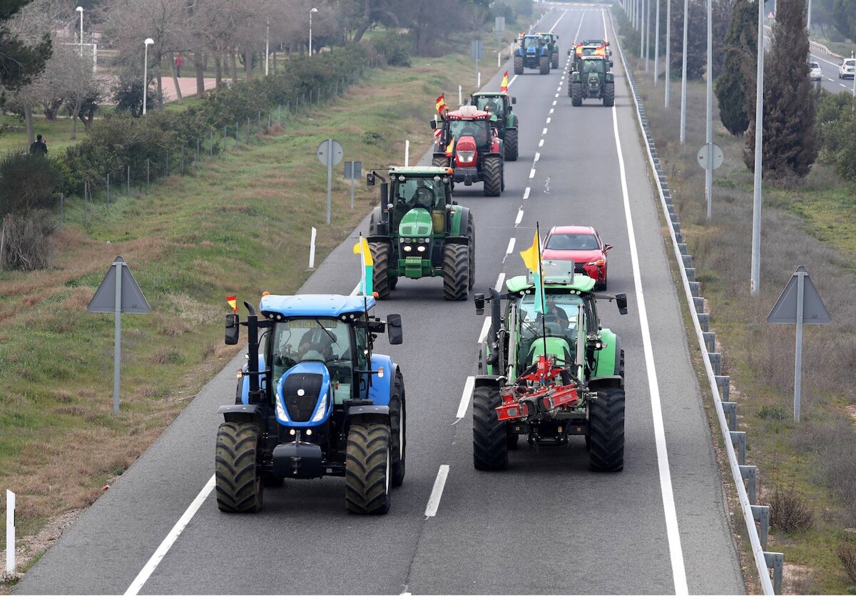 La tractorada, convocada en Castilla-La Mancha, afectará a varias vías de la regiónj