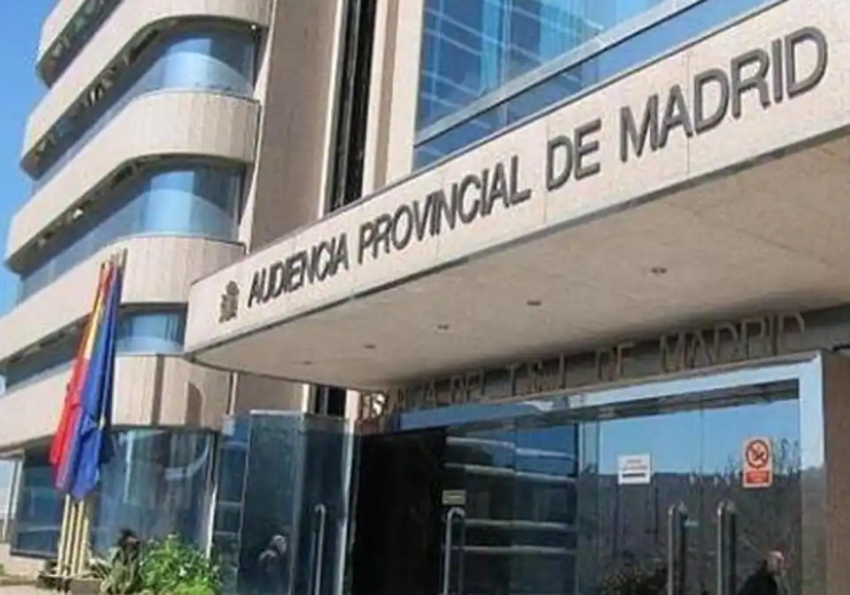 Imagen de archivo de la Audiencia Provincial de Madrid.