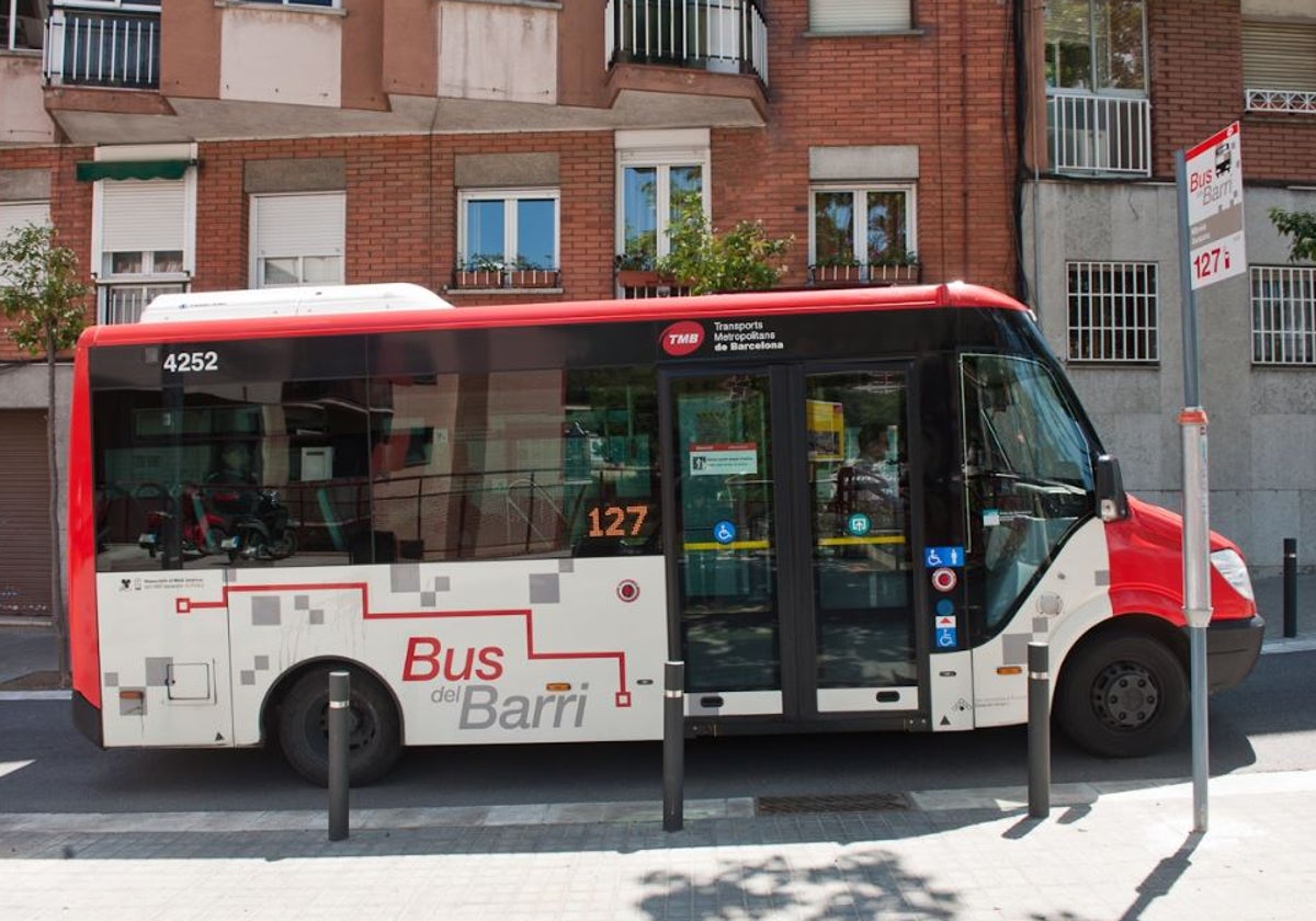 Un bus de barrio, en una imagen de archivo